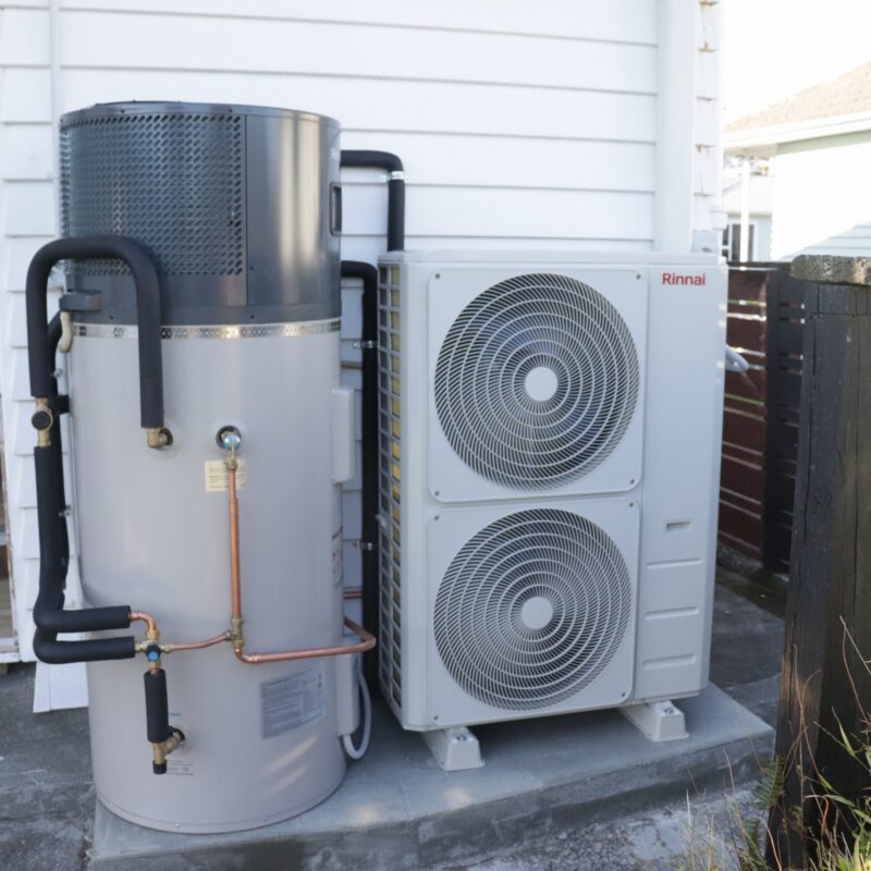 Rinnai Hot Water Heatpump + Ducted Central heating