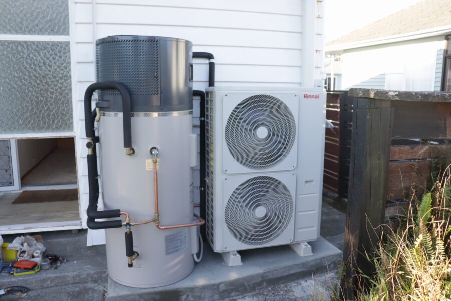 Rinnai Hot Water Heatpump + Ducted Central heating